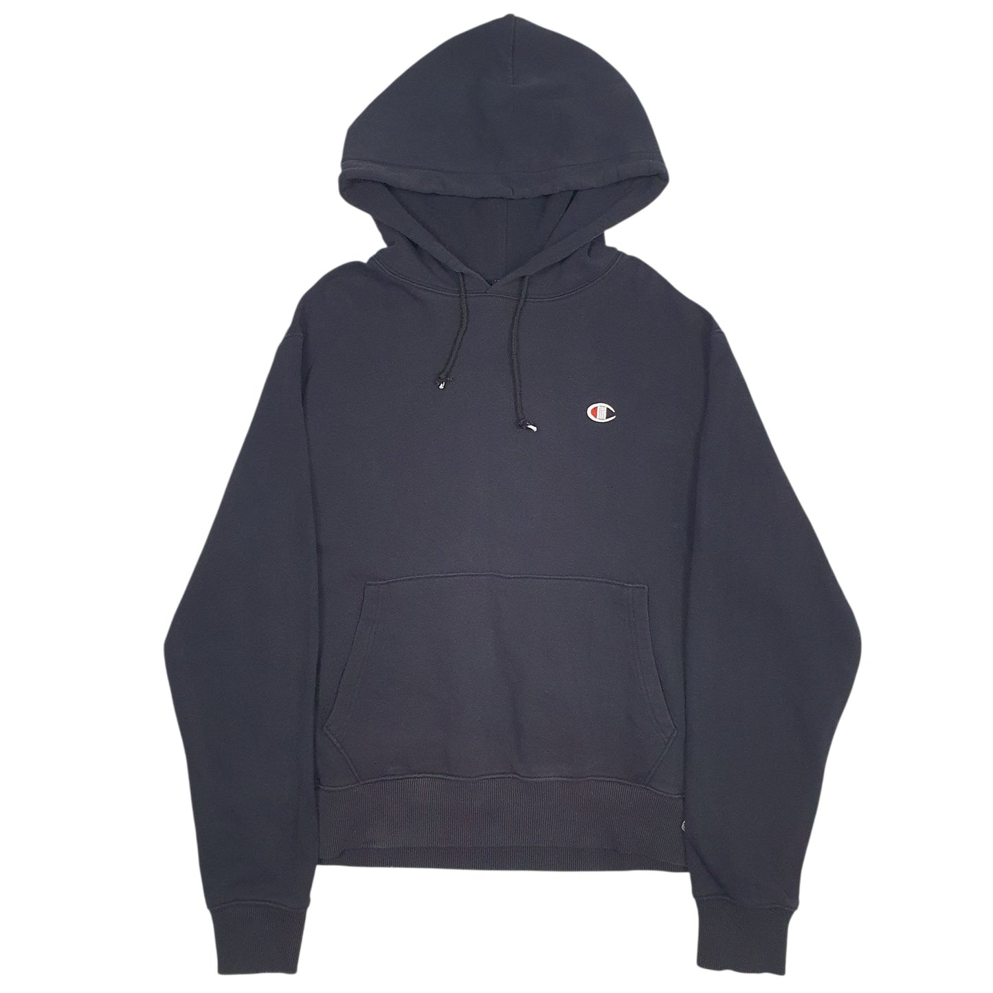 Mens Black Champion Reverse Weave Hoodie Jumper