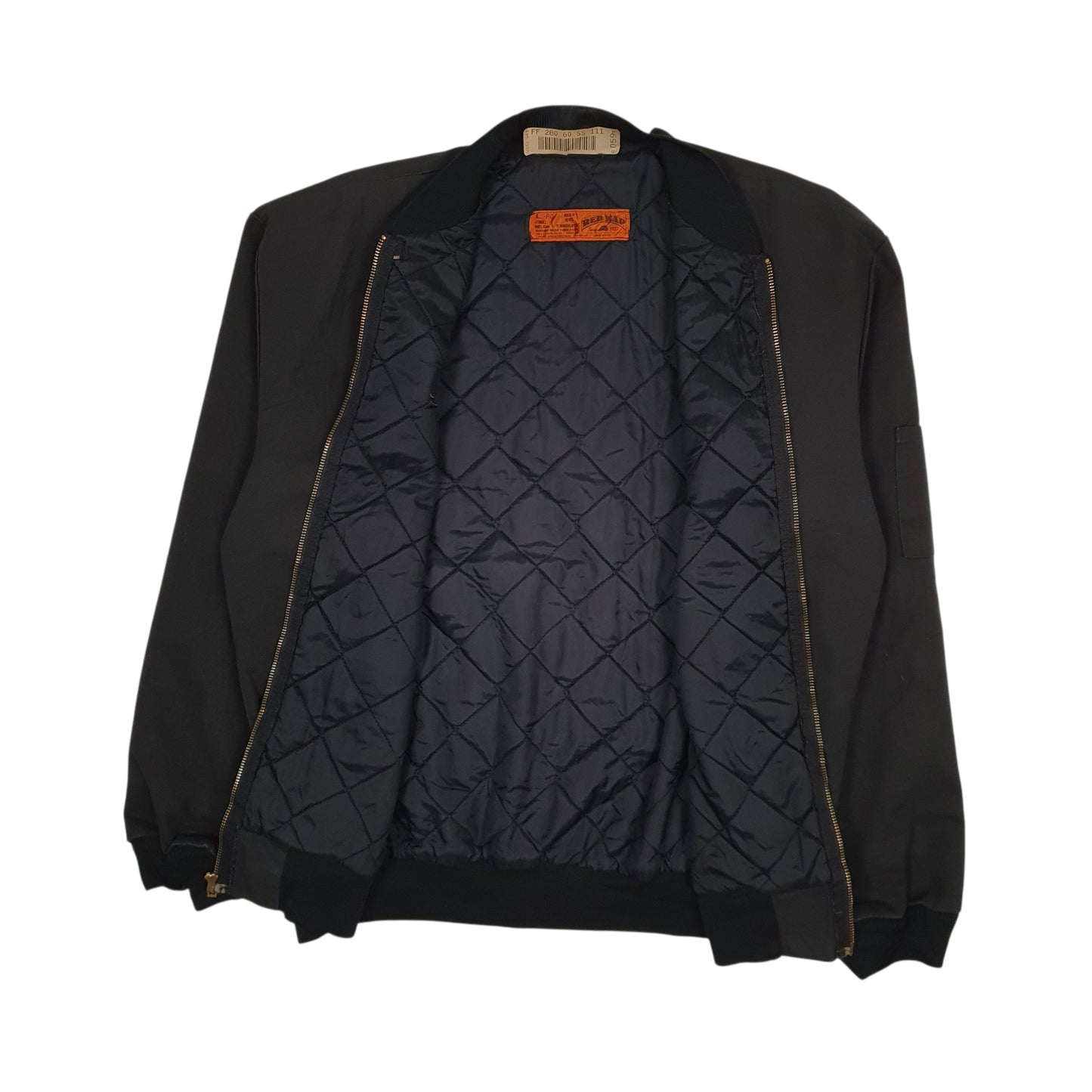 Mens Black Red Kap Workwear  Coat