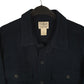 Mens Navy L.L.Bean Thick Chamois  Shirt