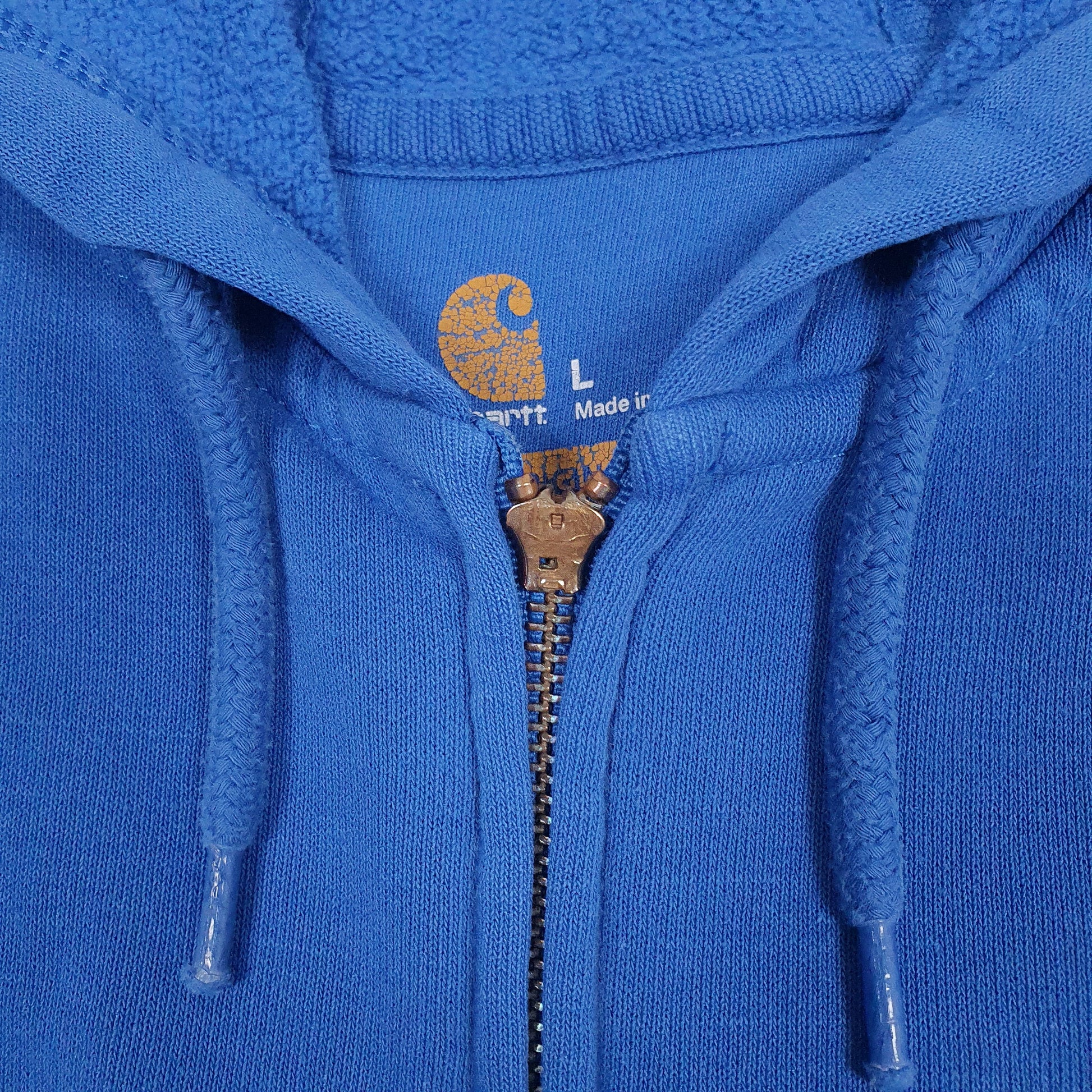 Mens Blue Carhartt  Full Zip Jumper