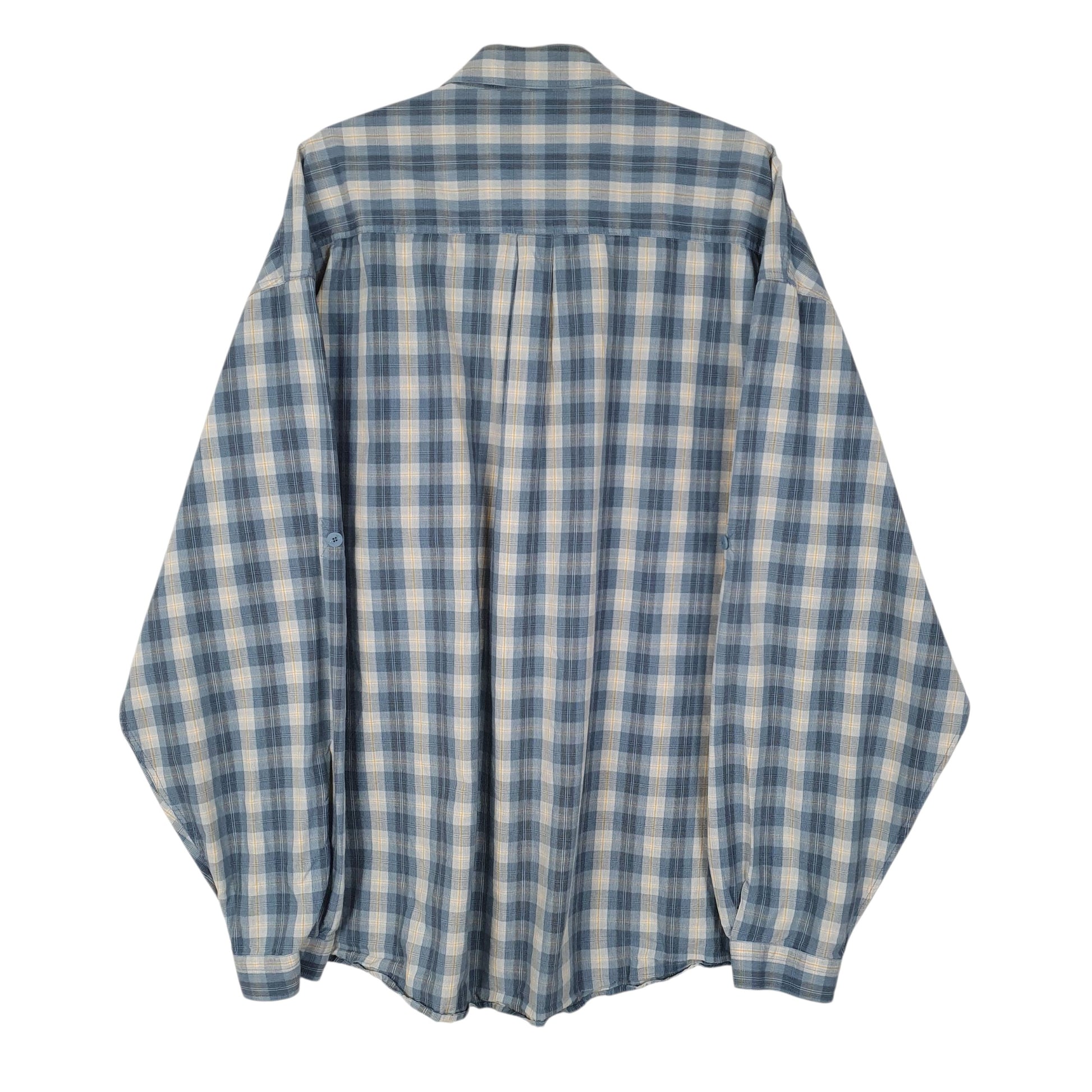 Mens Blue Adidas Adventure Vintage 90s  Shirt