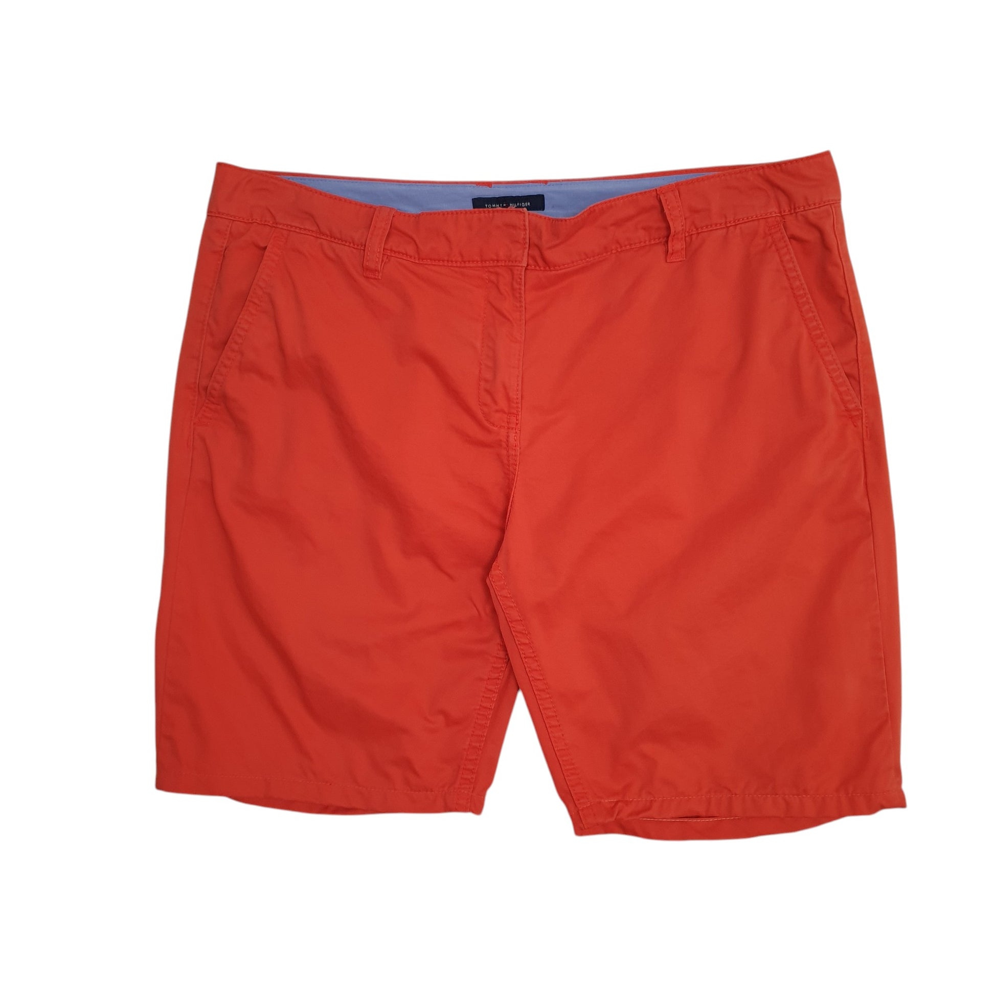 Womens Orange Tommy Hilfiger  Chino Shorts