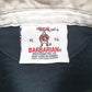 Mens Black Barbarian Vintage 90s New Zealand Rugby  Polo Shirt