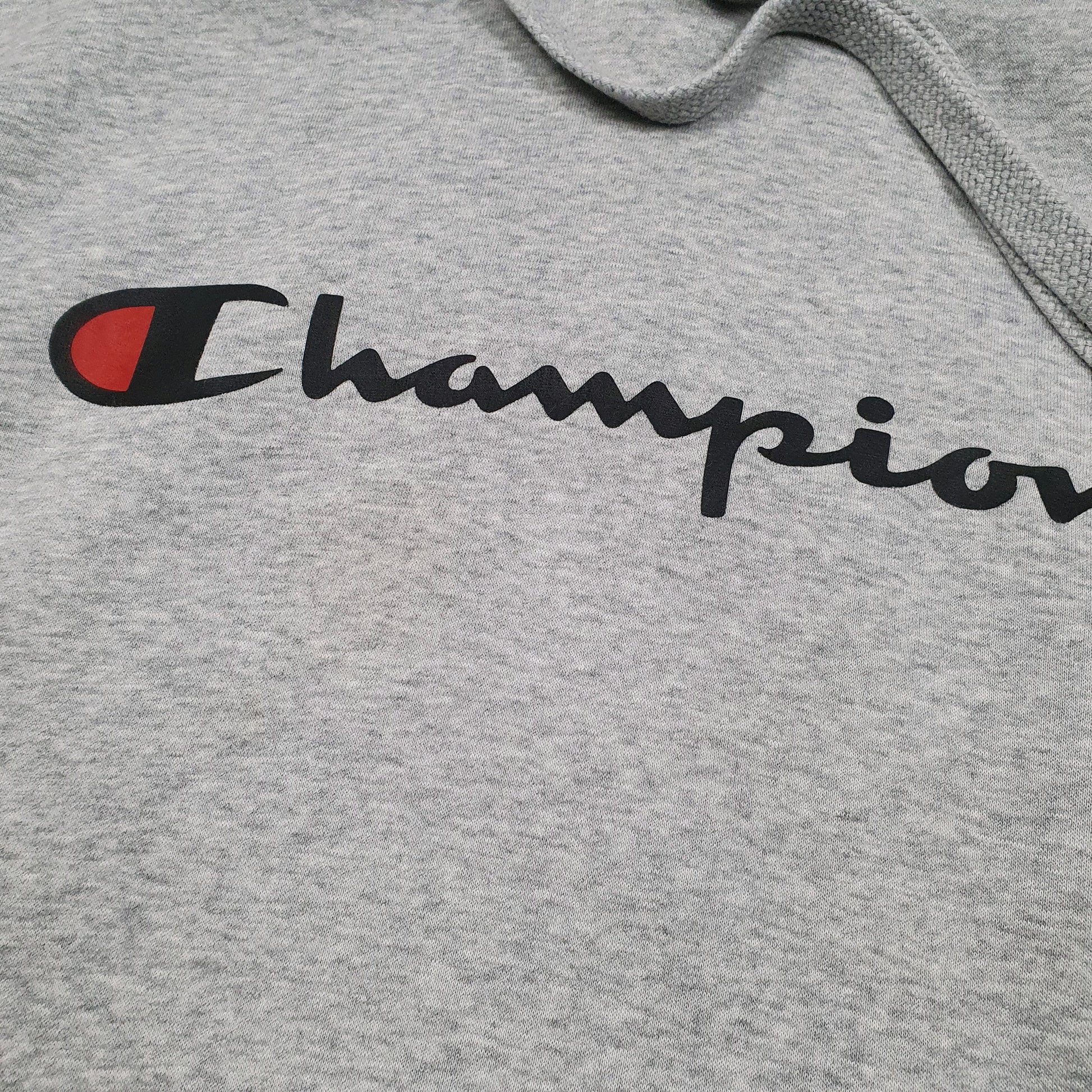 Mens Grey Champion  Hoodie Jumper