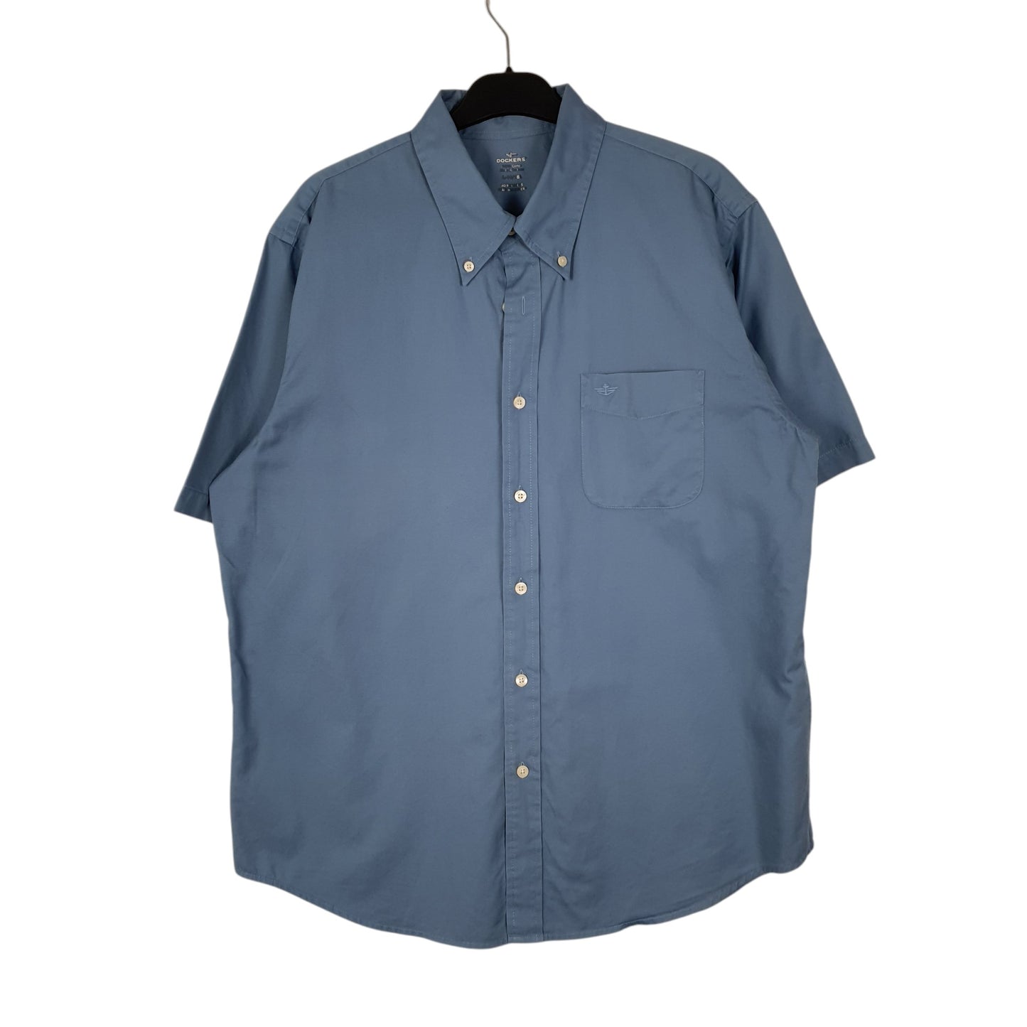 Mens Blue Dockers  Short Sleeve Shirt