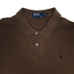 Mens Brown Polo Ralph Lauren   Polo Shirt