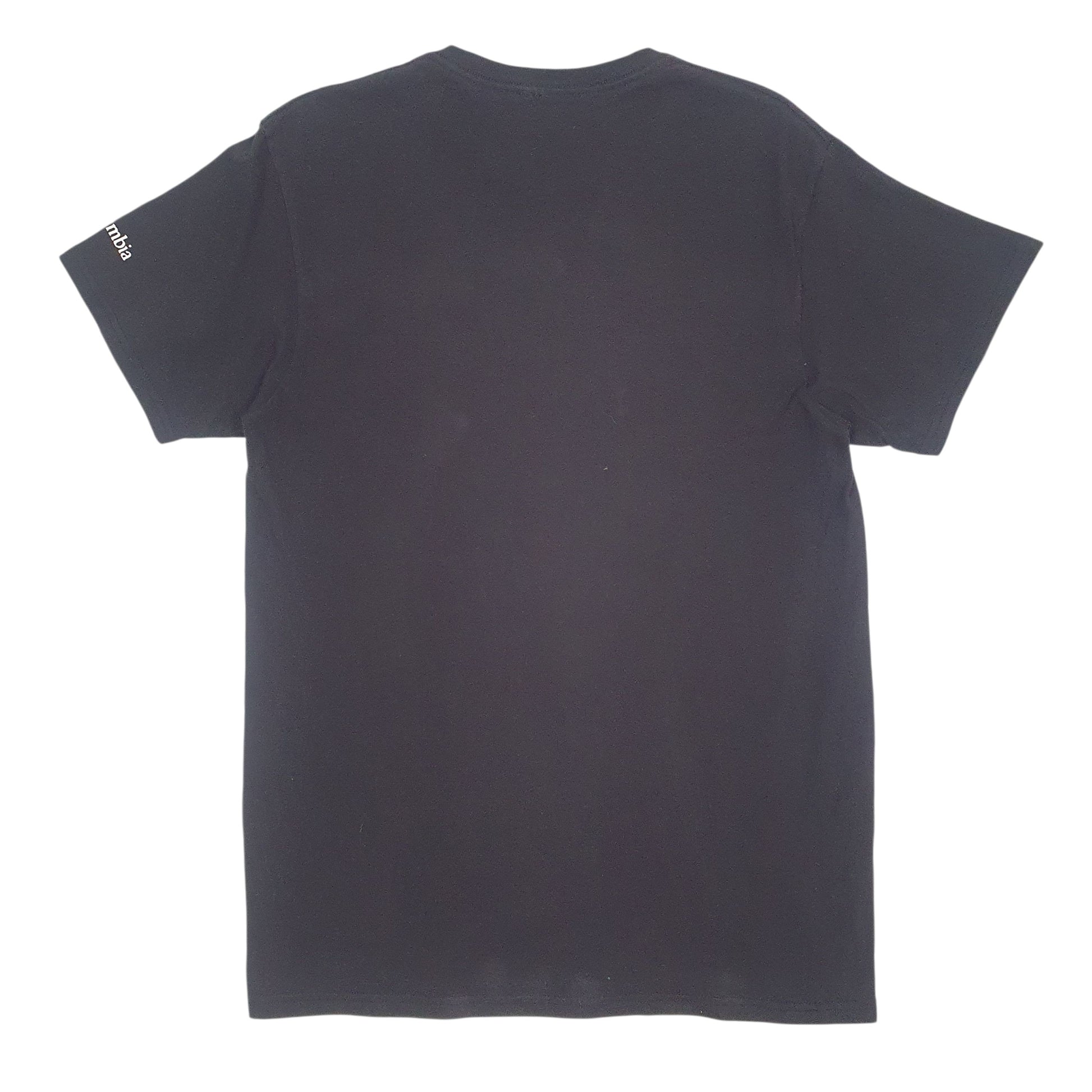 Mens Black Columbia Sportswear Company Spellout  T Shirt