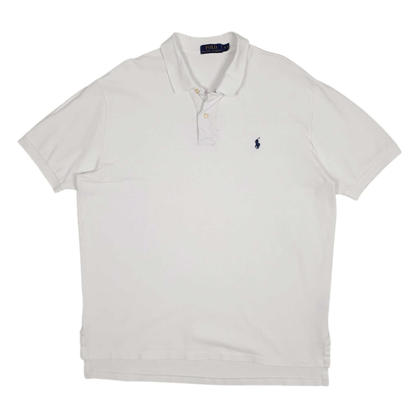 Mens White Polo Ralph Lauren  Short Sleeve Polo Shirt