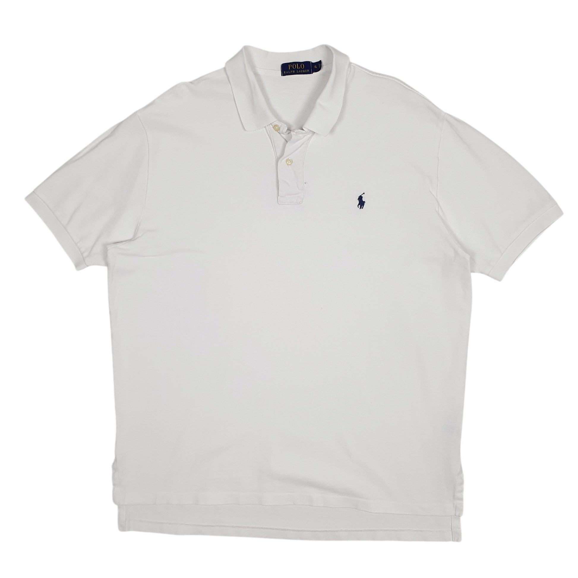 Mens White Polo Ralph Lauren  Short Sleeve Polo Shirt