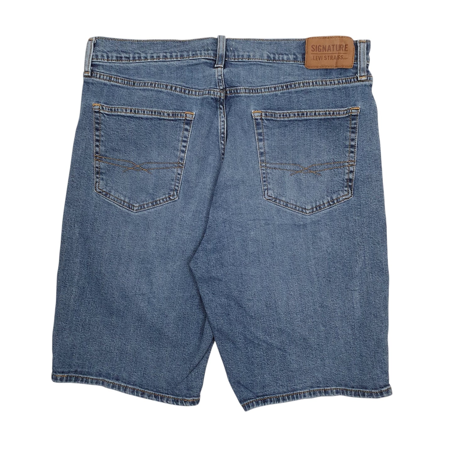 Mens Blue Levis Signature  Shorts
