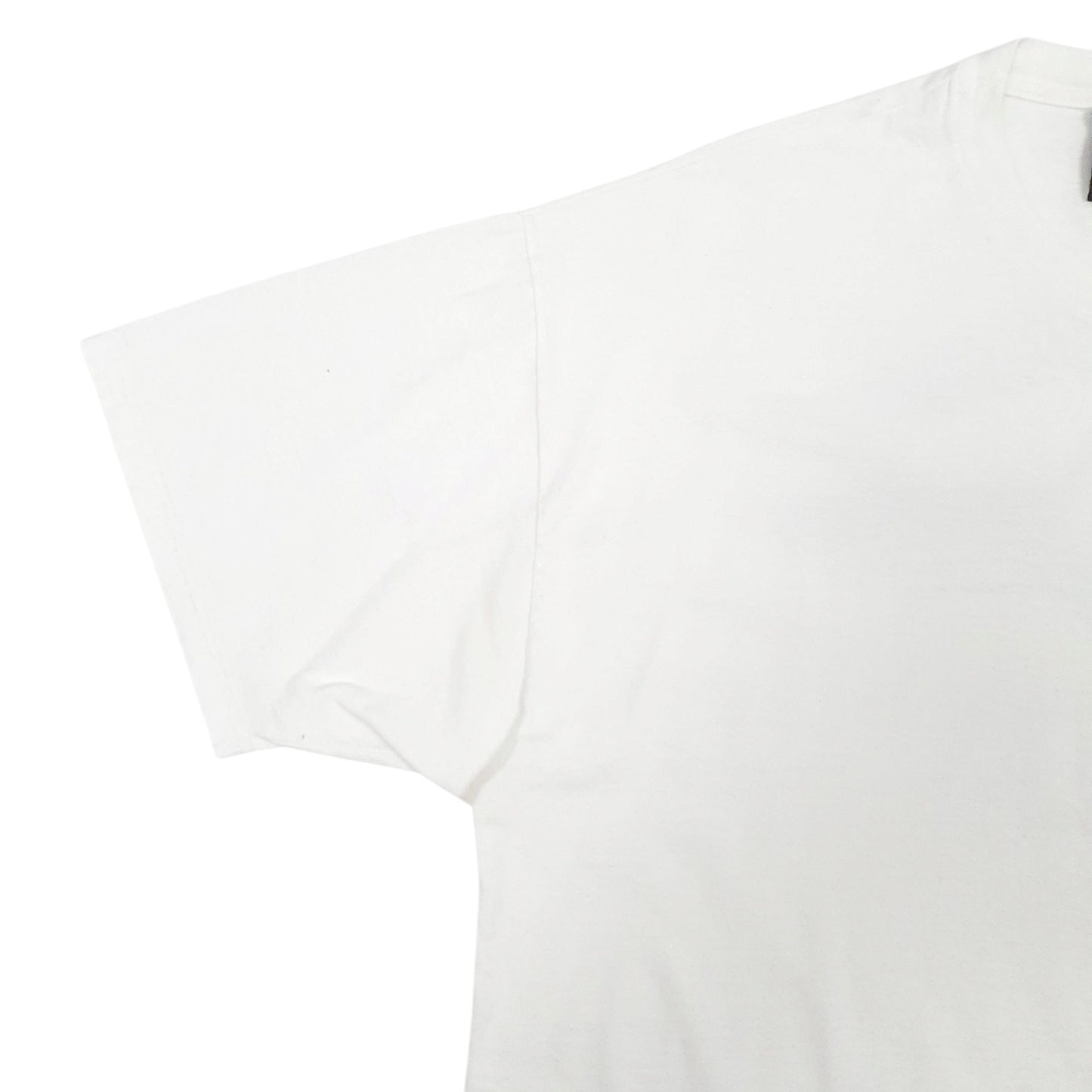 Mens White Harley Davidson Vintage 00s Made In USA V Neck T Shirt