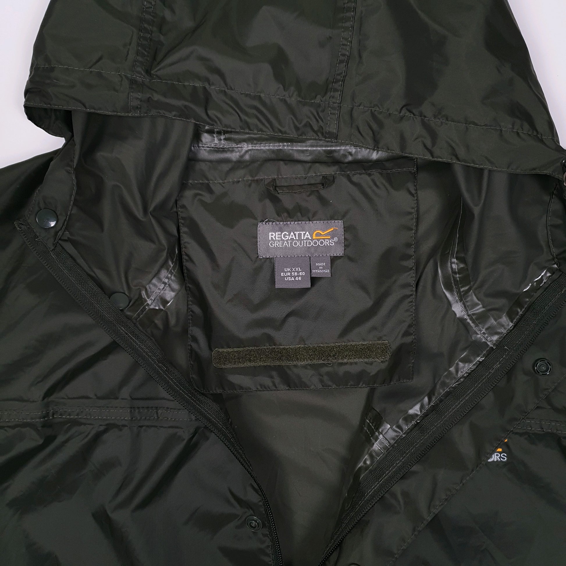 Mens Green Regatta Lightweight Isolite Quarter Zip Coat