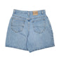 Womens Blue Lee Vintage 90s Quarter Zip Shorts