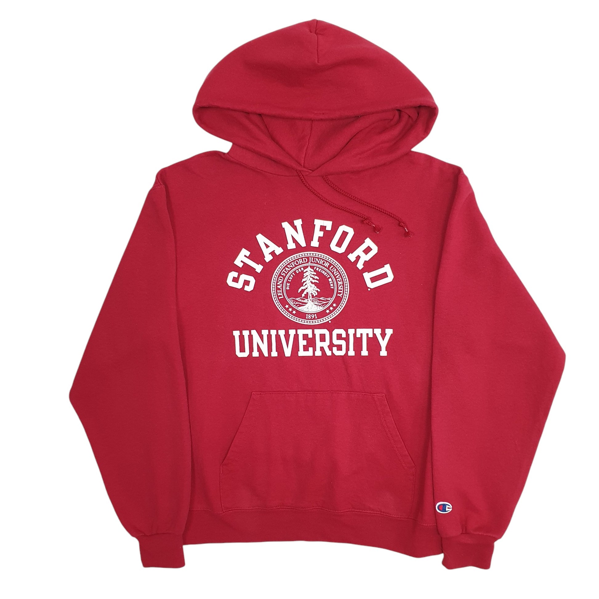 Mens Red Champion  Hoodie Jumper