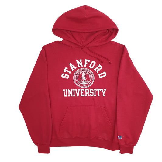 Mens Red Champion  Hoodie Jumper