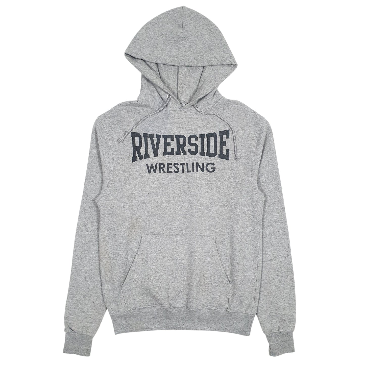 Mens Grey Champion Riverside Wrestling Hoodie Jumper