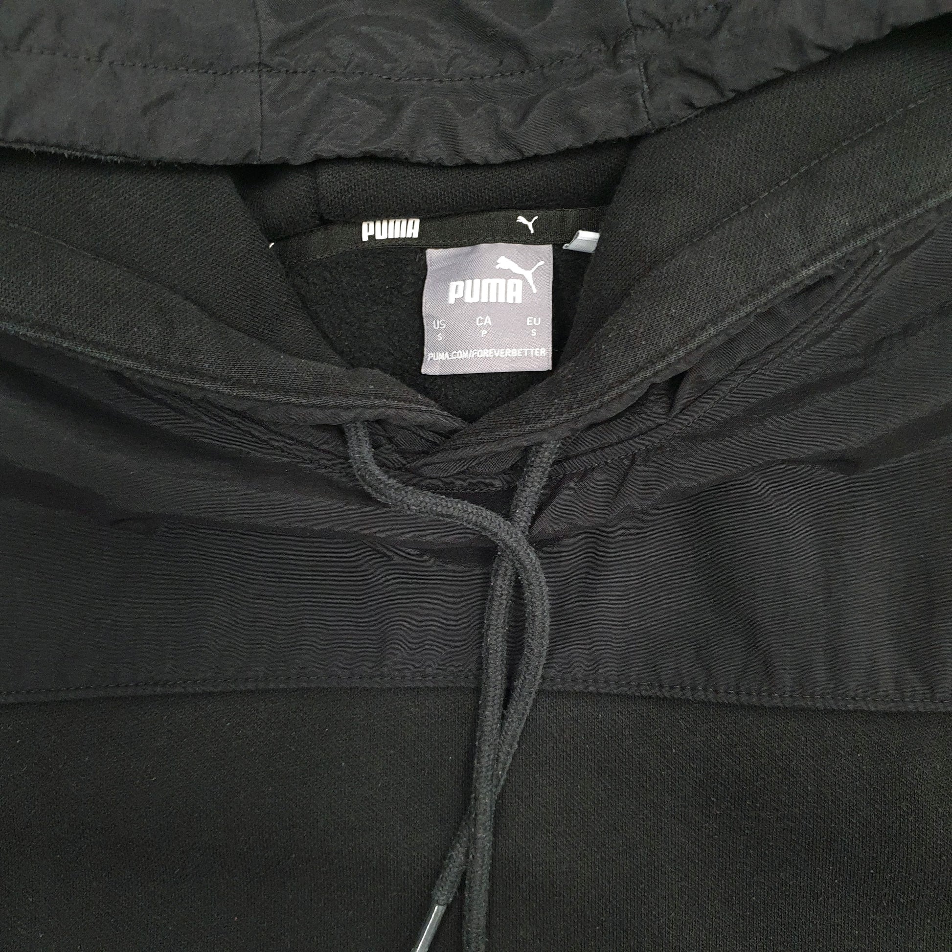 Mens Black Puma  Hoodie Jumper