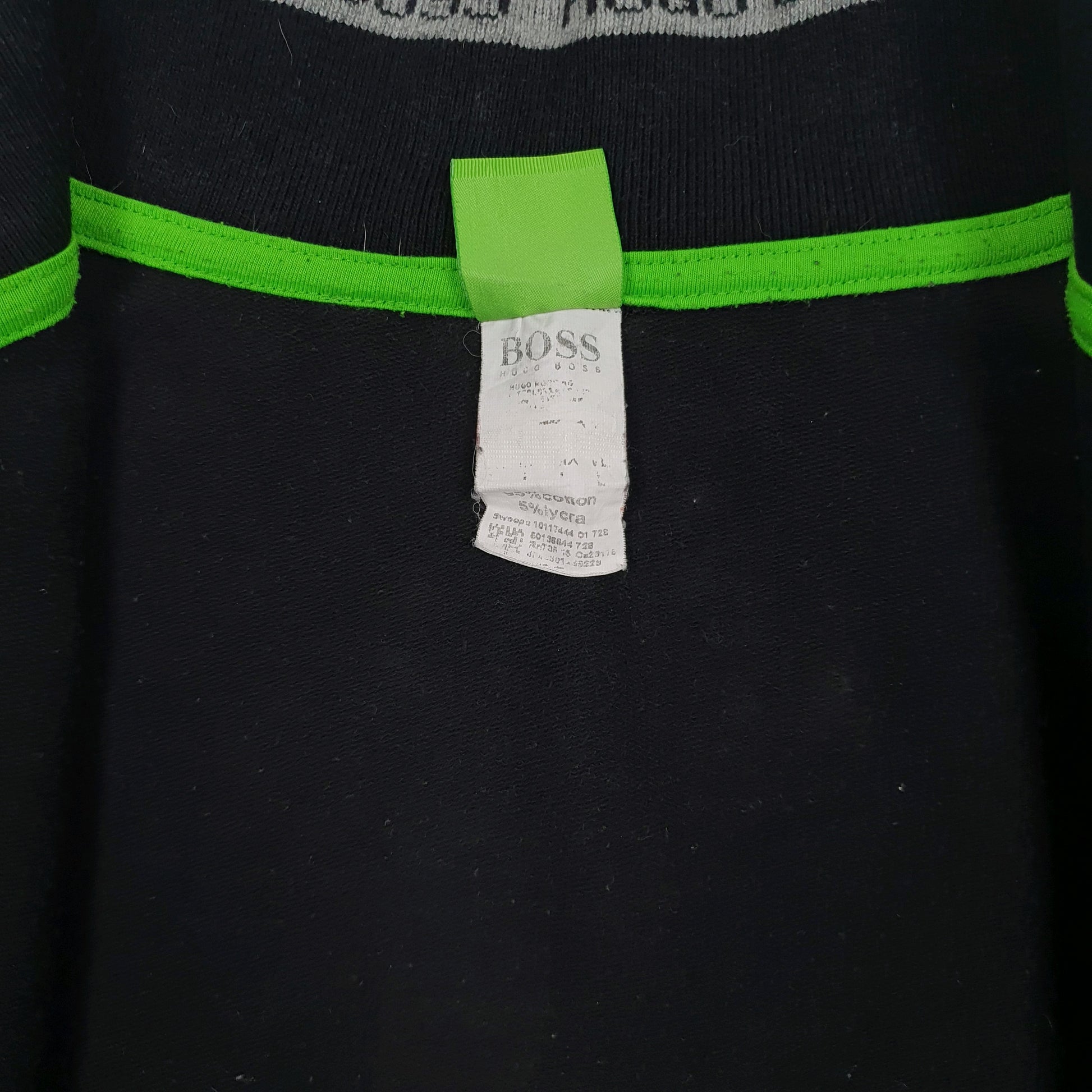 Womens Black Hugo Boss  Full Zip Jumper