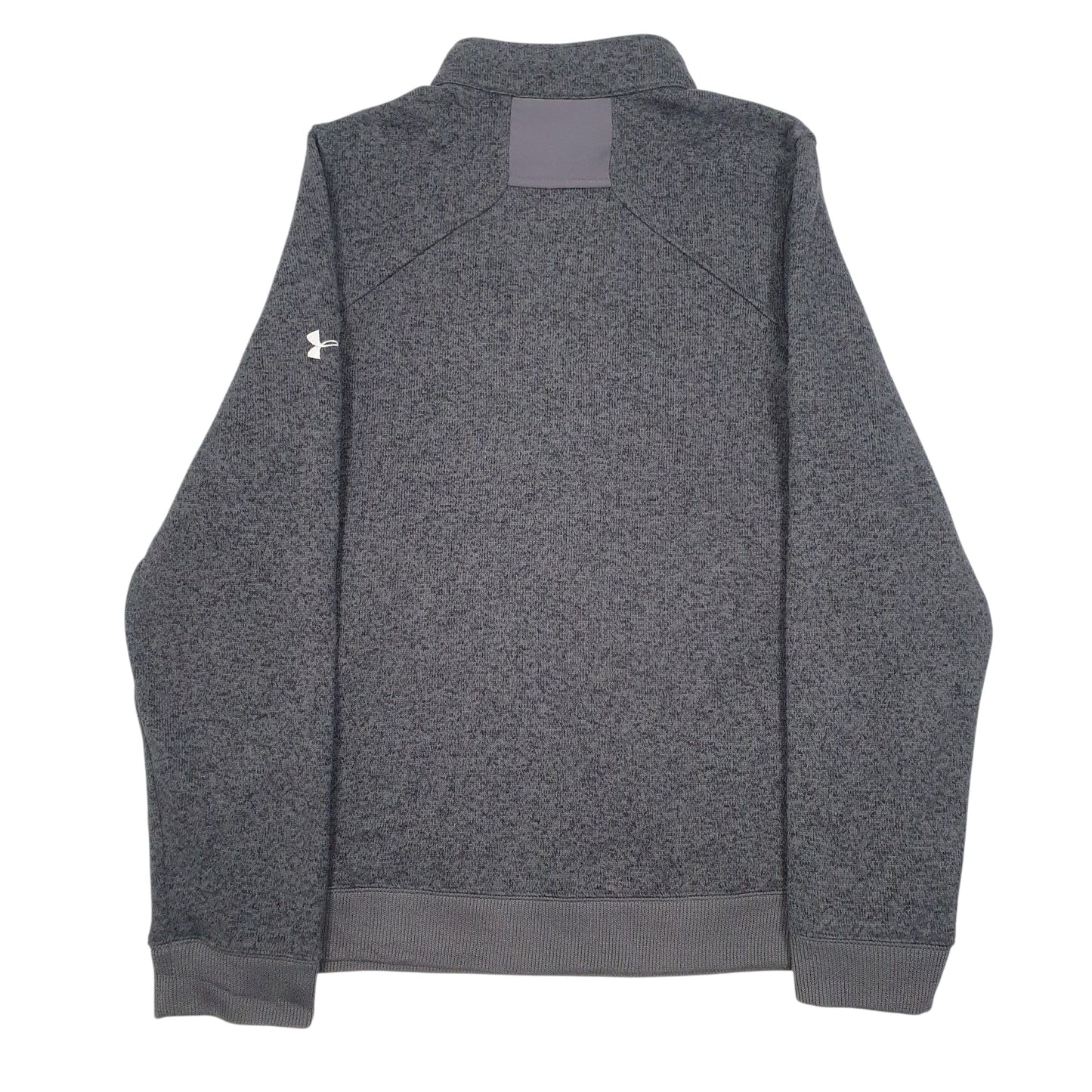 Mens Grey Under Armour Notre Dame Swim & Dive Quarter Zip Jumper