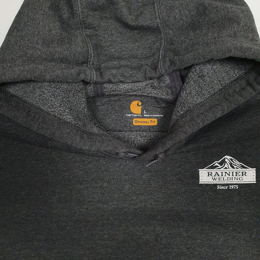 Mens Grey Carhartt Welding Hoodie Jumper