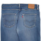 Mens Blue Levis Distressed  Jeans