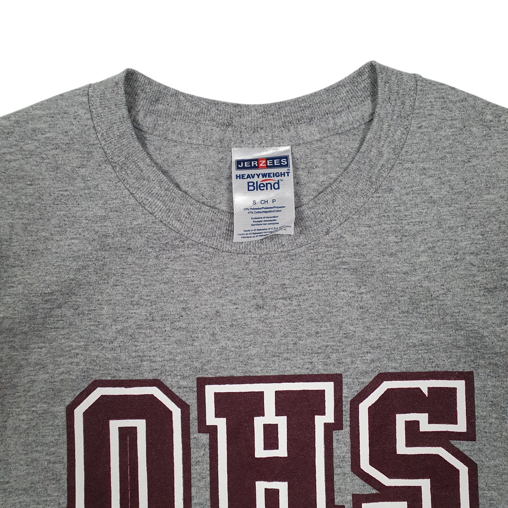 Mens Grey Jerzees OHS Volleyball  T Shirt