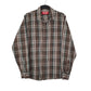 Mens Brown Wrangler  Long Sleeve Shirt