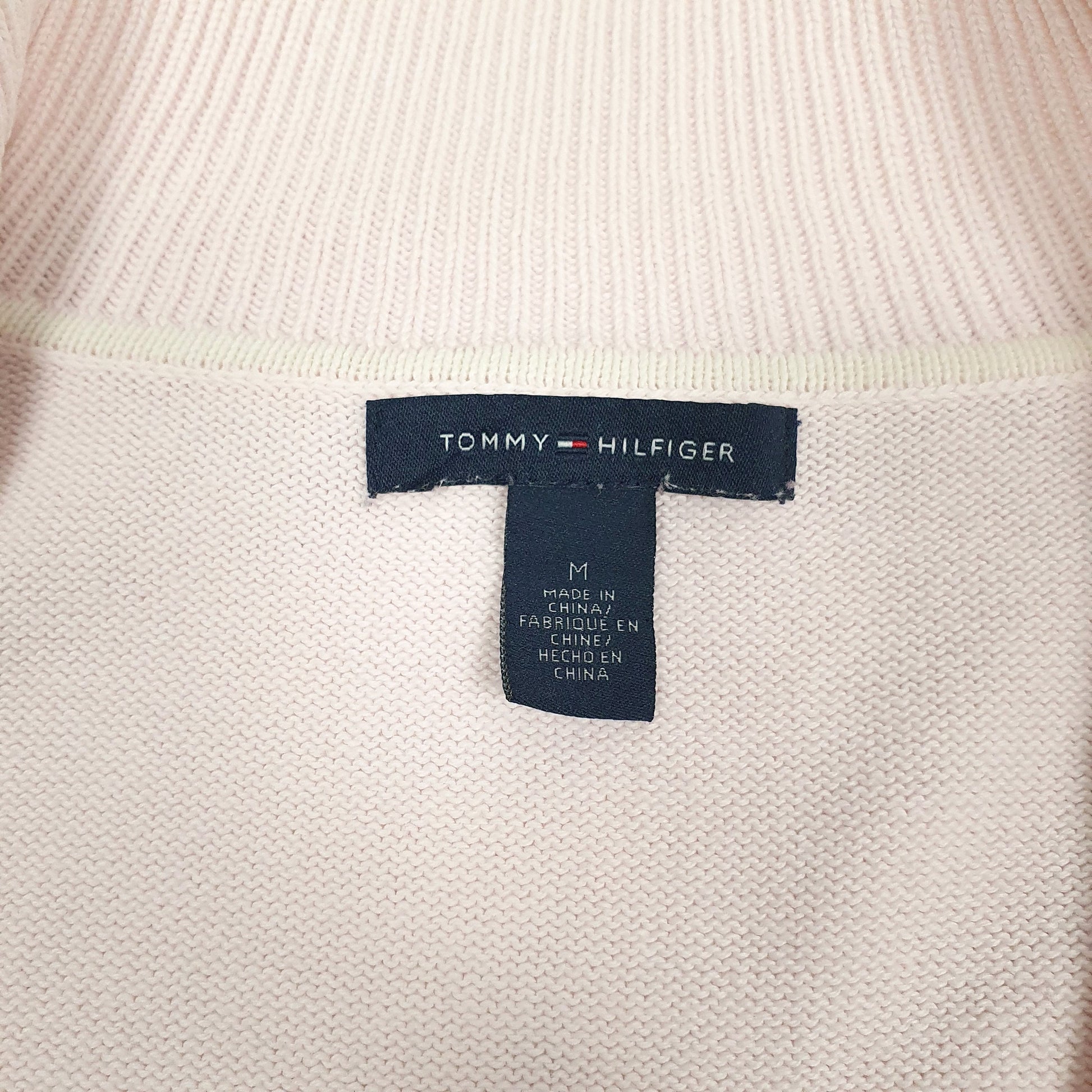 Womens Pink Tommy Hilfiger  Full Zip Jumper