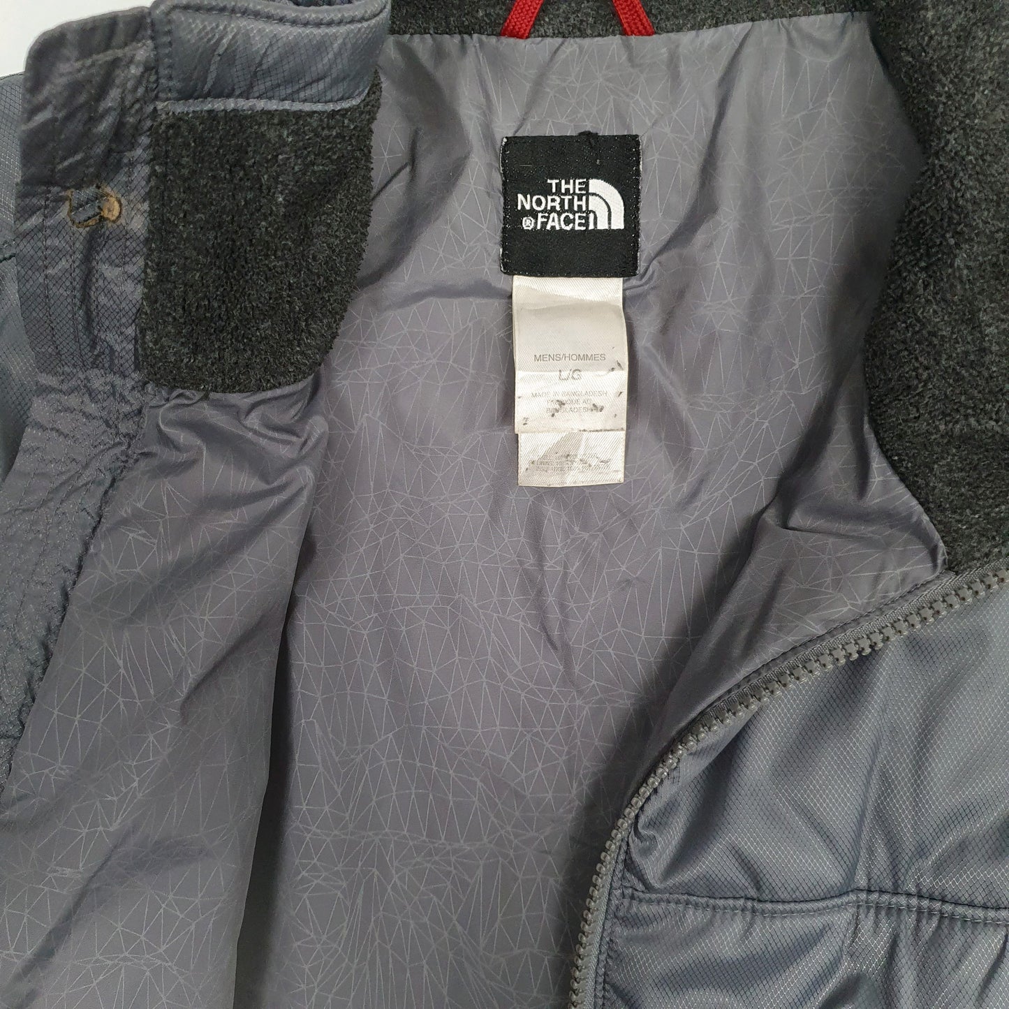 Mens Grey The North Face Windbreaker  Coat