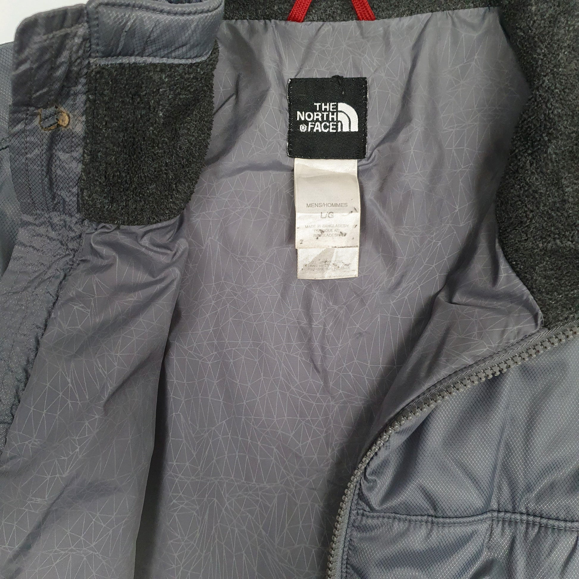 Mens Grey The North Face Windbreaker  Coat