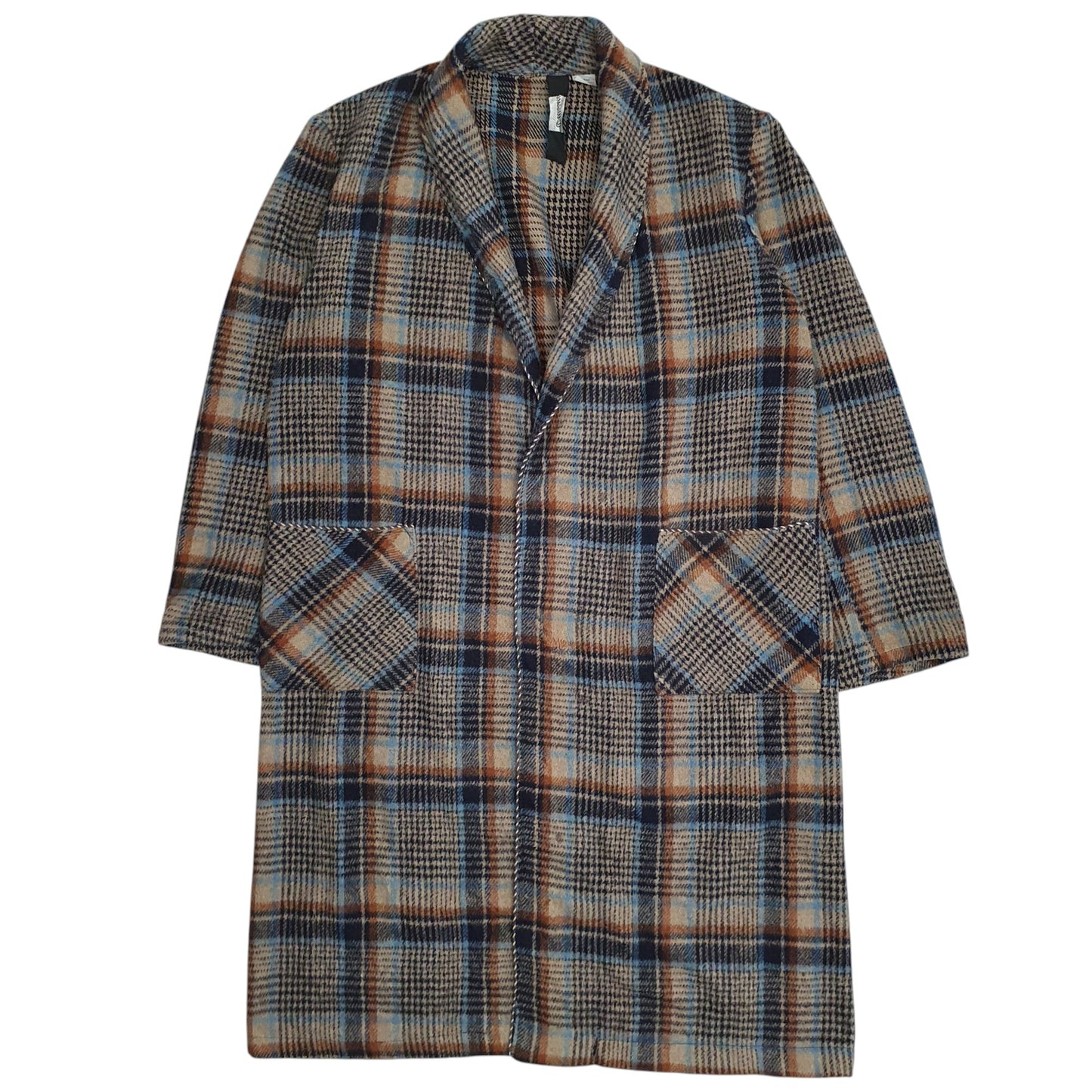 Mens Beige Debenhams Vintage 90s Smoking Jacket  Coat