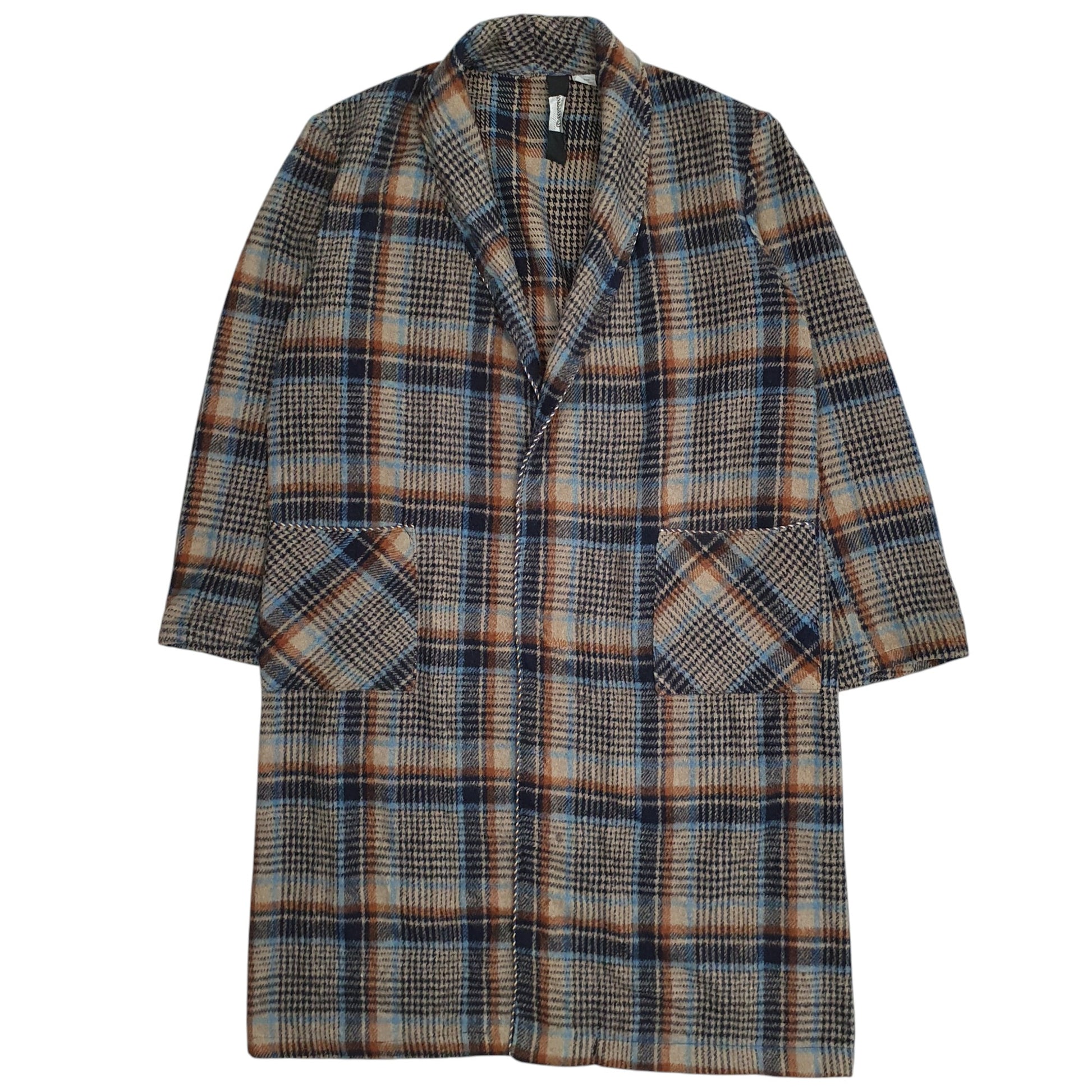 Mens Beige Debenhams Vintage 90s Smoking Jacket  Coat