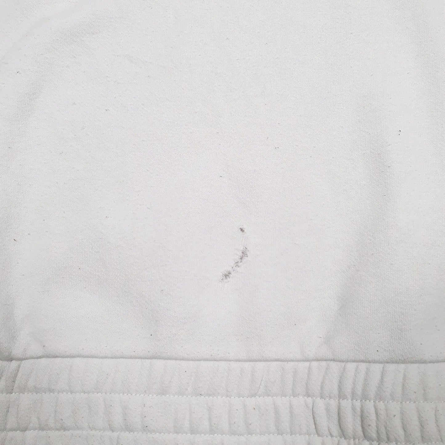 Womens White Fila Spellout Quarter Zip Jumper