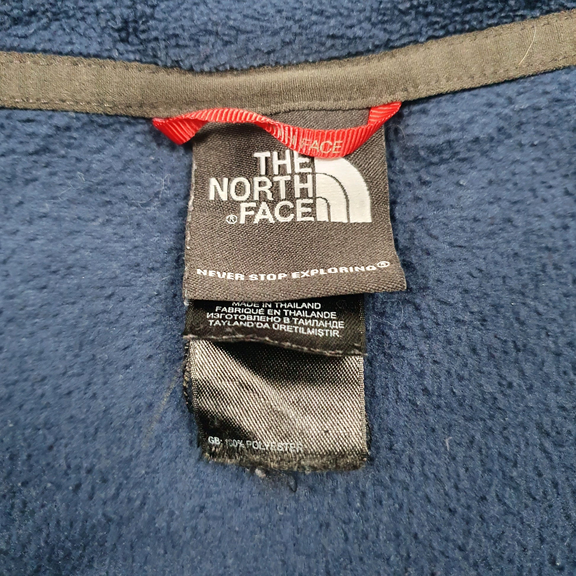 Mens Navy The North Face  Quarter Zip Jumper