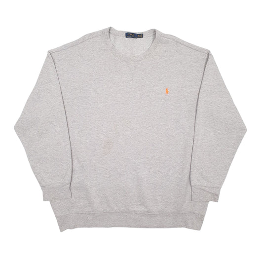 Mens Grey Polo Ralph Lauren  Crewneck Jumper