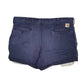 Mens Navy Carhartt   Shorts