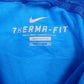 Mens Blue Nike Therma-Fit Hoodie Jumper