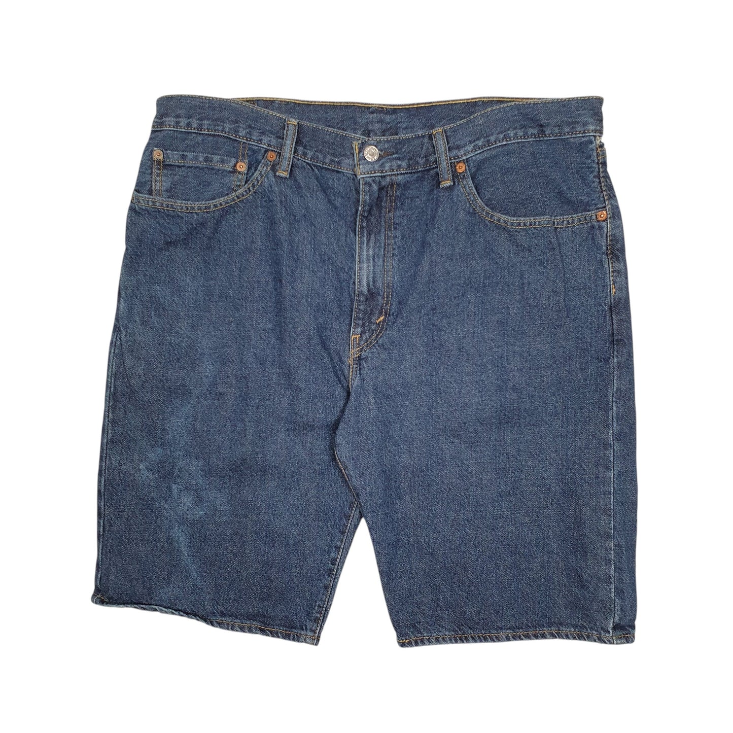 Mens Blue Levis 505 Denim Shorts