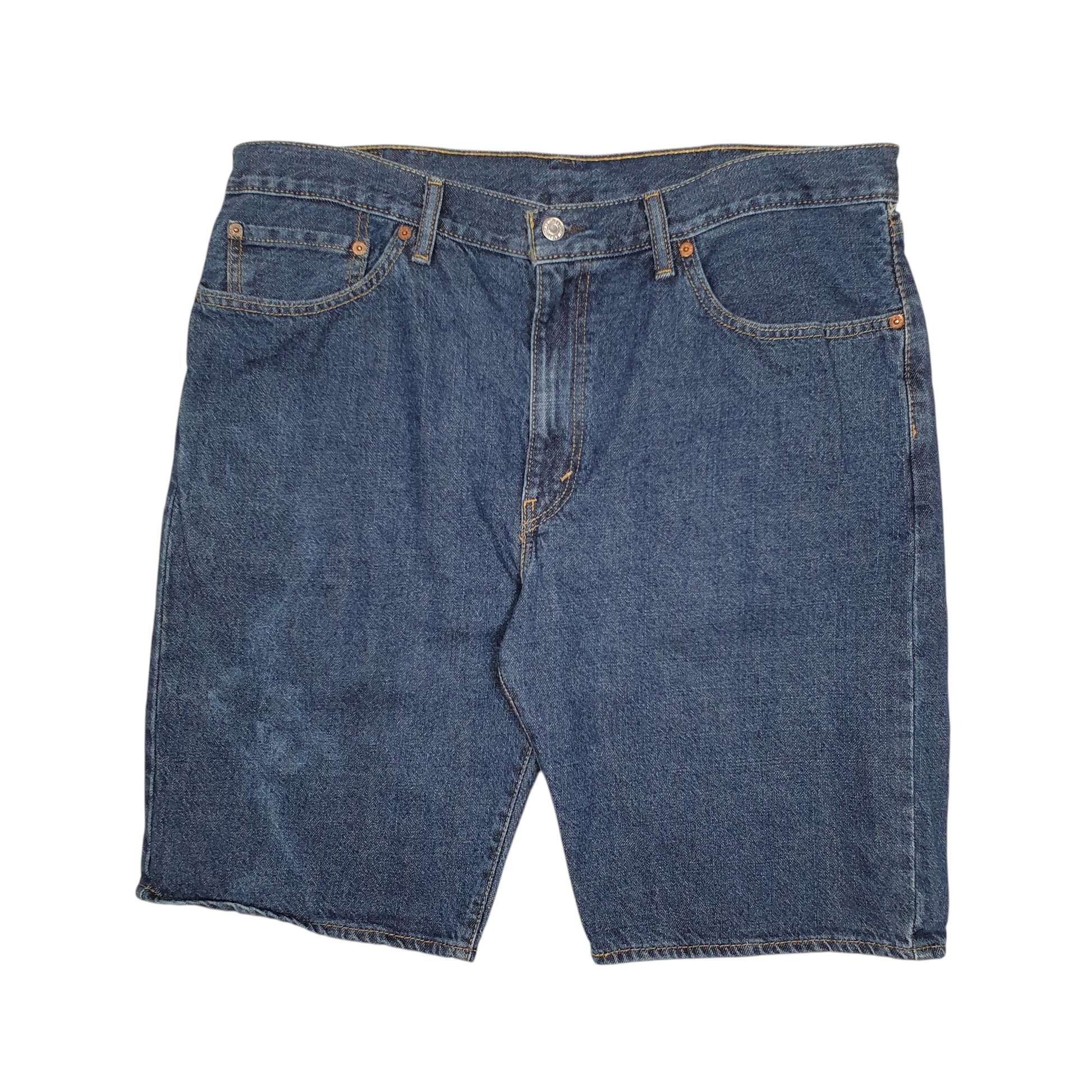Mens Blue Levis 505 Denim Shorts