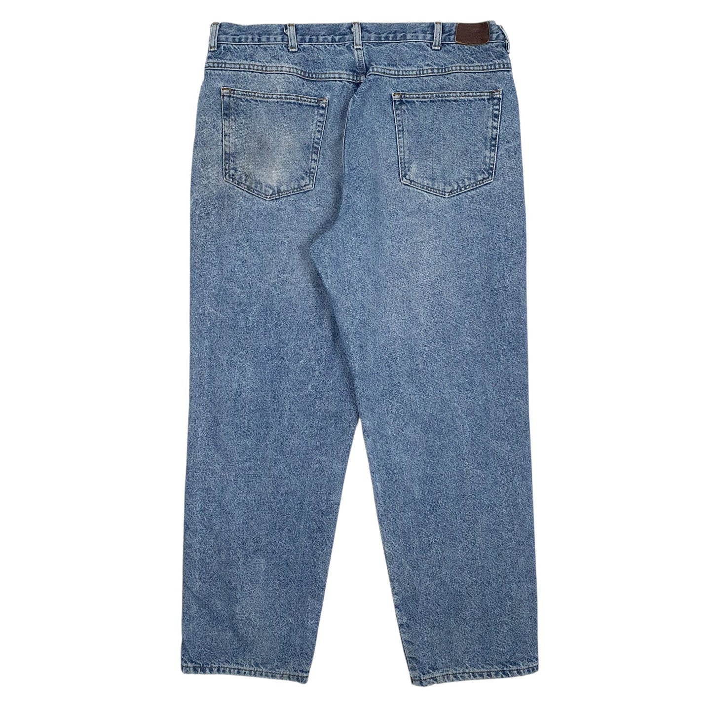 Mens Blue L.L.Bean Blanket Lined Double L 90s  Jeans