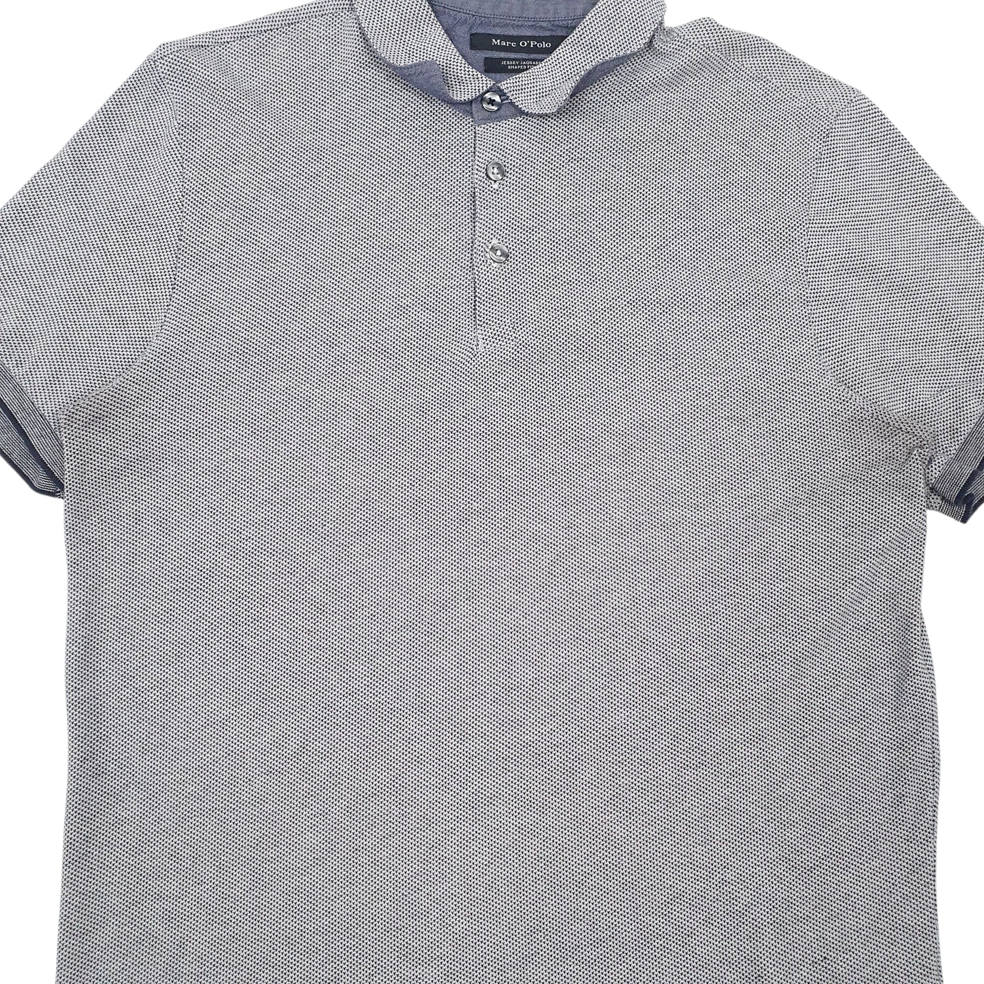 Mens Grey Marc O Polo   Polo Shirt
