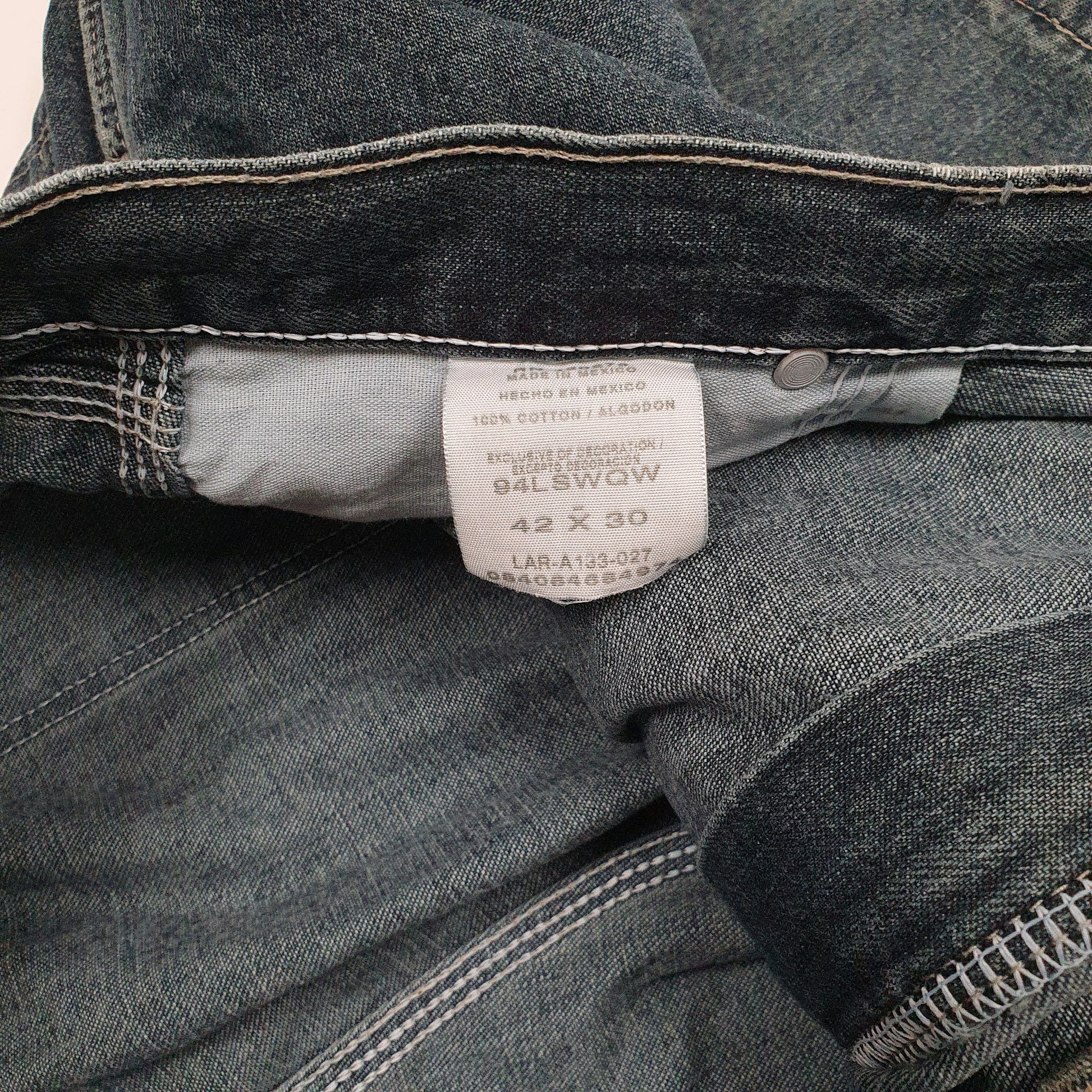 Mens Navy Wrangler   Jeans