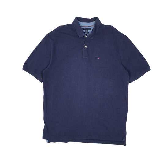 Mens Navy Tommy Hilfiger  Short Sleeve Polo Shirt