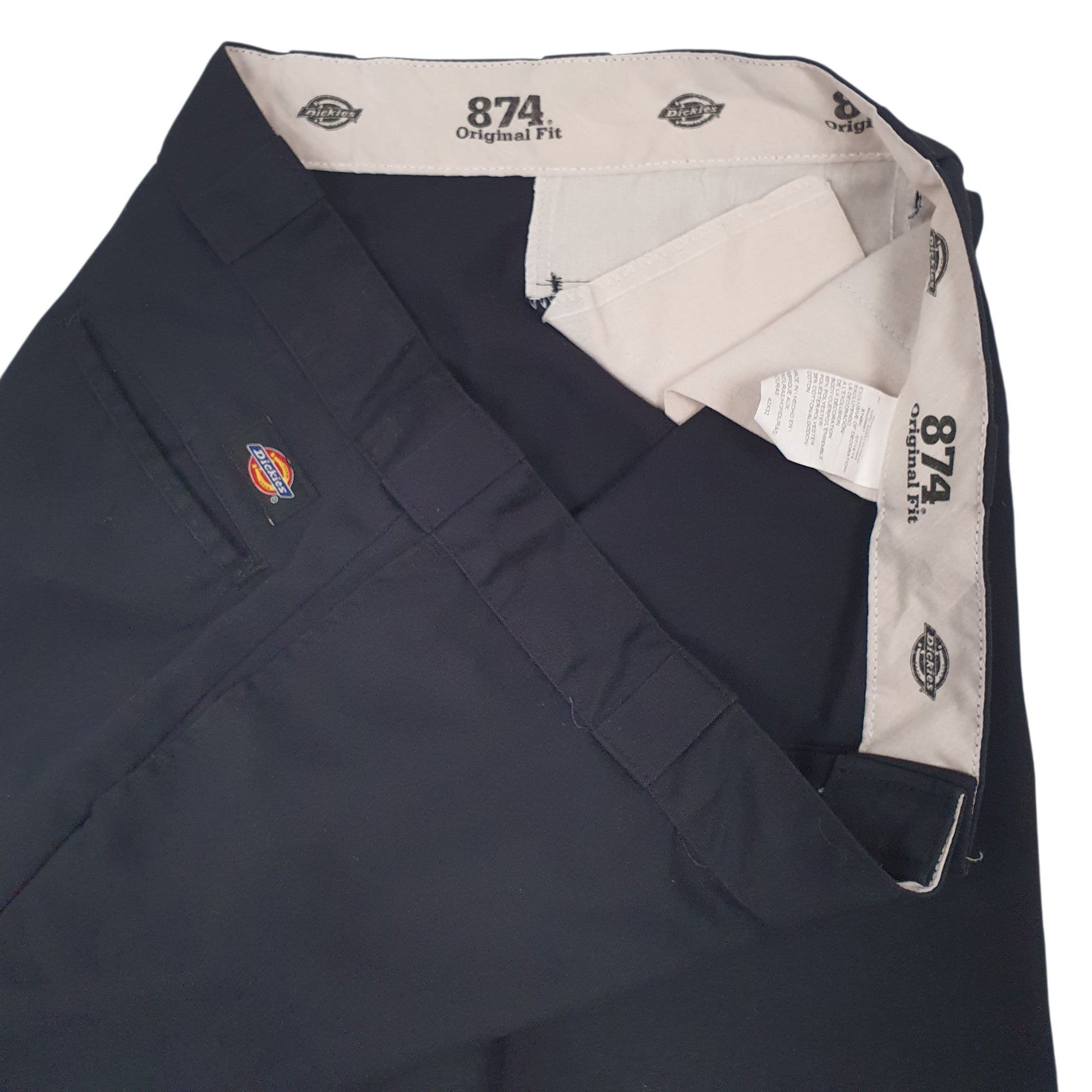 Mens Black Dickies 874 Workwear  Trousers