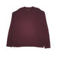 Mens Burgundy Burberry  Crewneck Jumper