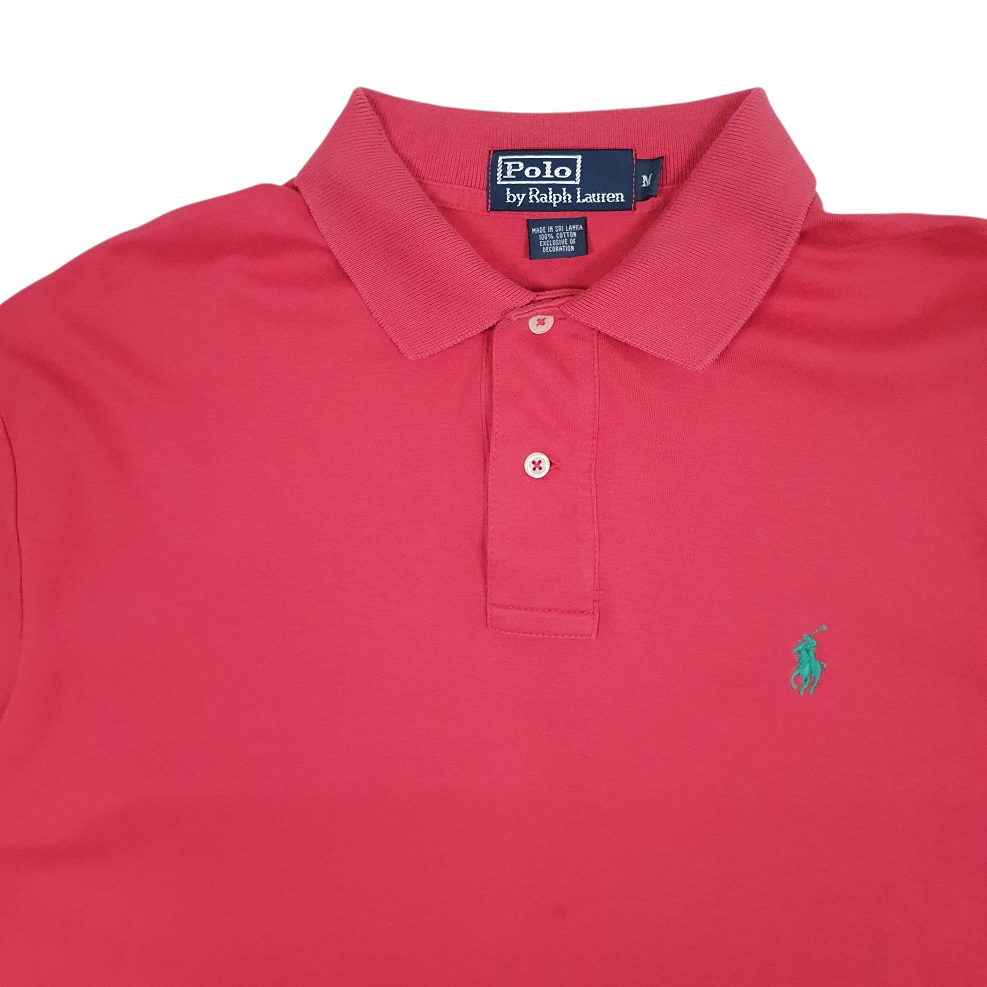 Mens Pink Polo Ralph Lauren   Polo Shirt