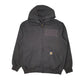 Mens Grey Carhartt Hoodie Full Zip Jumper