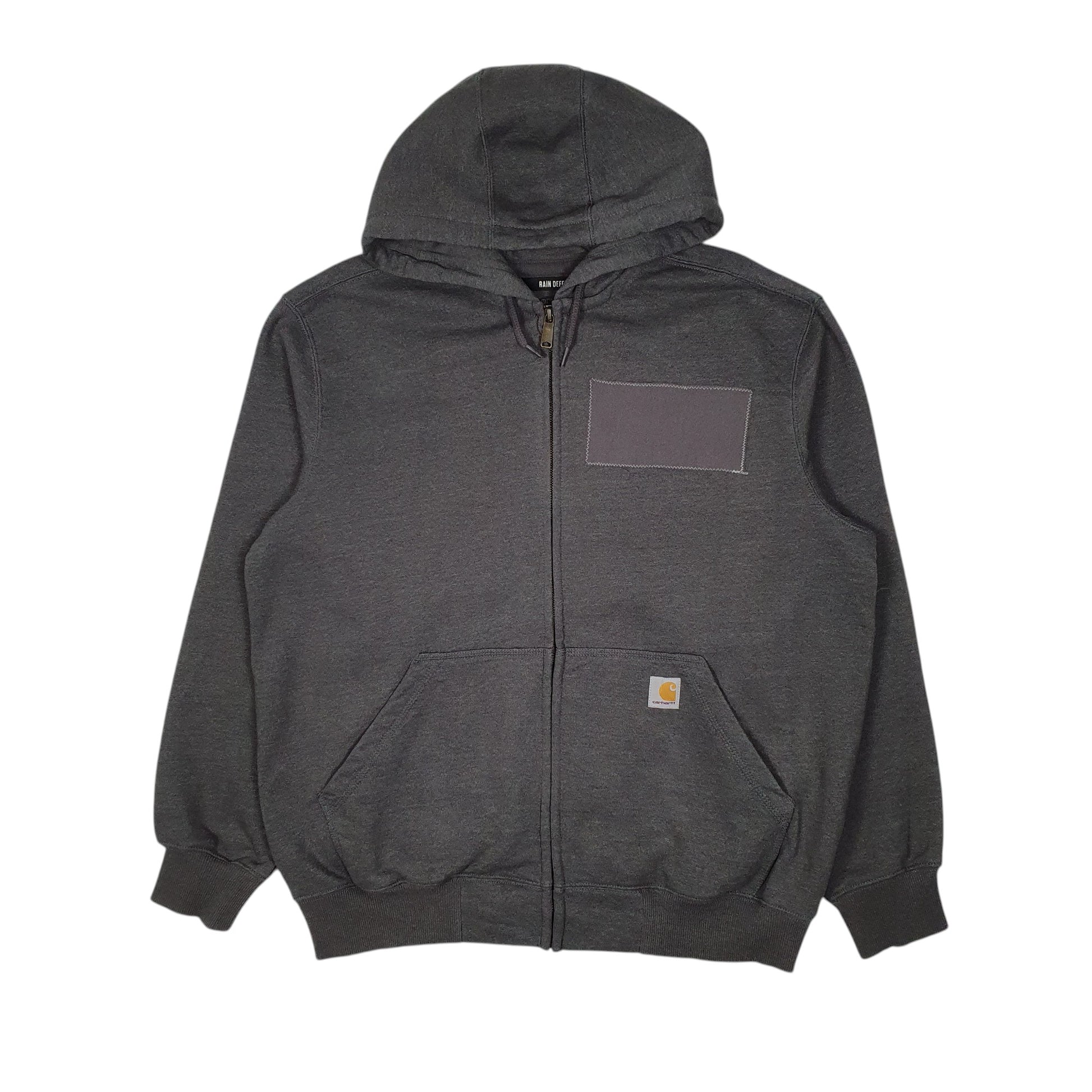 Mens Grey Carhartt Hoodie Full Zip Jumper