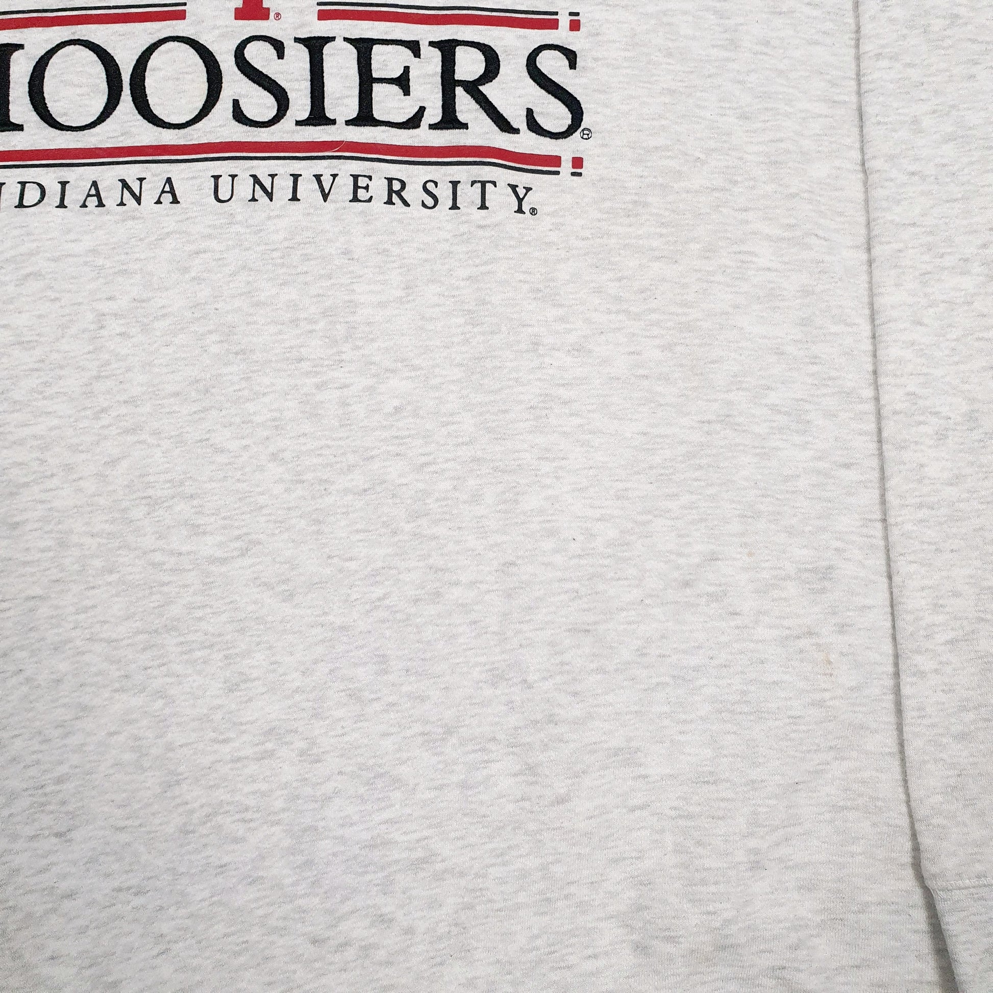 Mens Grey Champion Hoosiers Crewneck Jumper