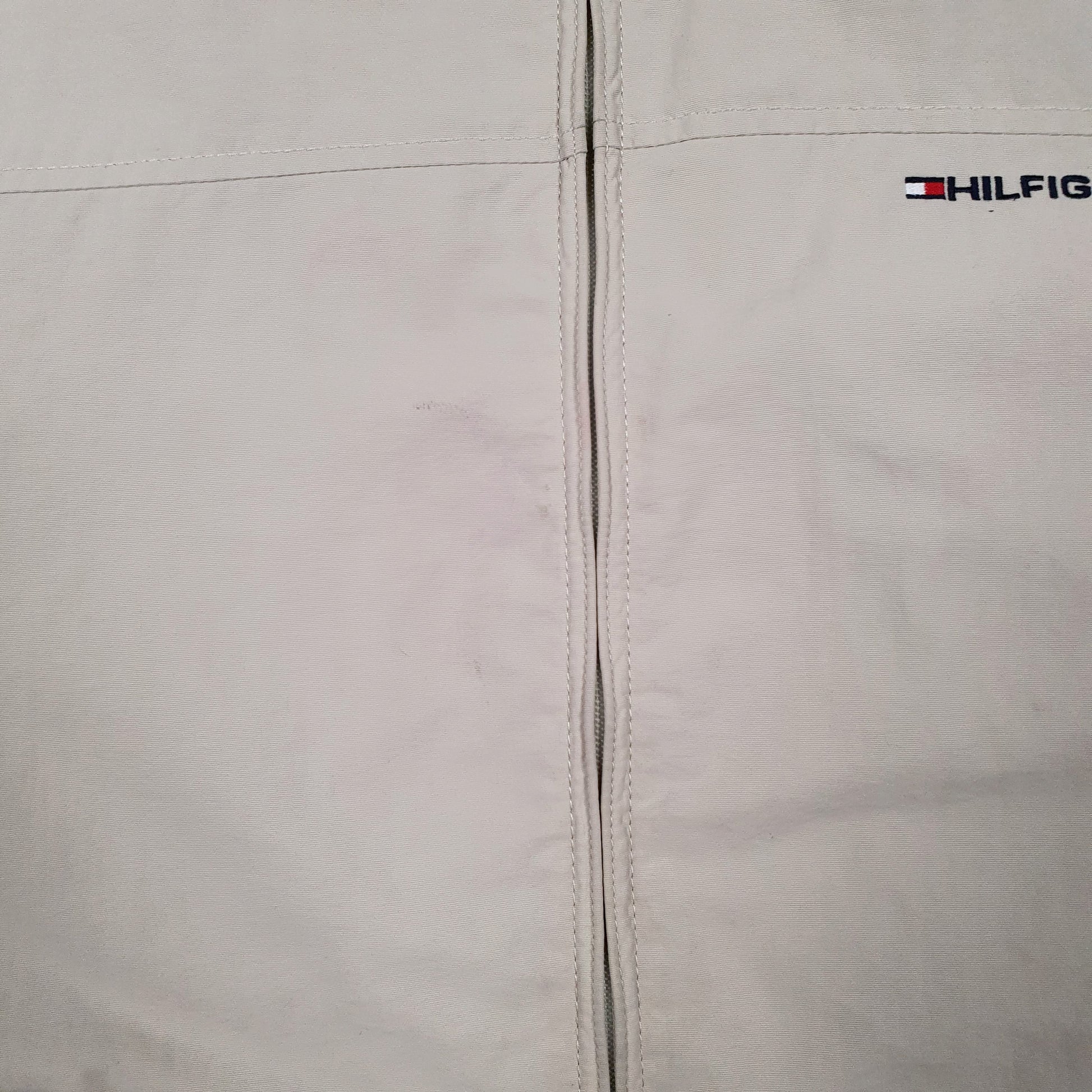 Mens Cream Tommy Hilfiger Hooded  Coat